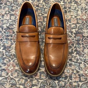 Vince Camuto Men's Tan/Brown Leather dress shoes  size 12
